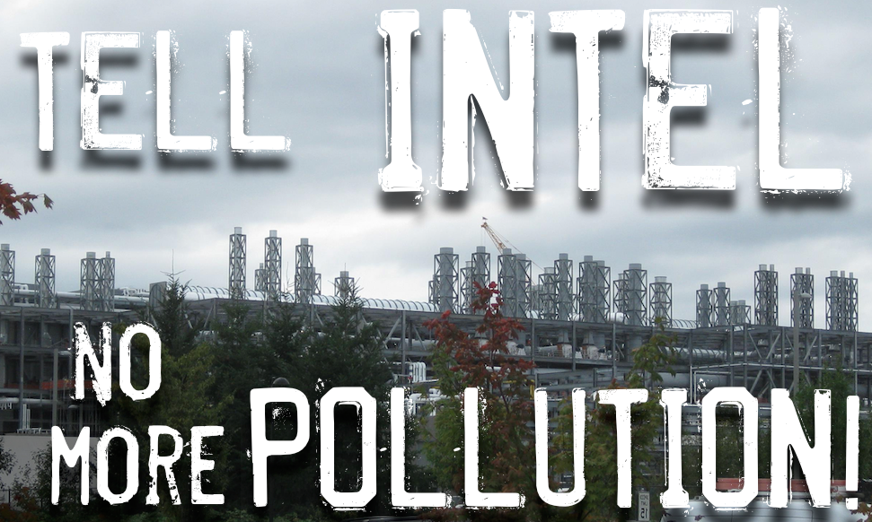 Tell Intel No More Pollution